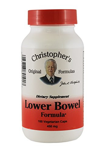 Dr Christopher s Lower Bowel Formula Vegetarian 100 Capsules 450 mg Pack of 2
