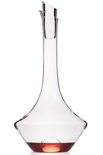BTäT- Wine Decanter with Stopper, Hand Blown 100% Lead Free Crystal Glass, Wine Accessories, Wine Carafe, Wine Gift, Wine Aerator, Red Wine Decanter, Wine Decanter Set, Wine Air Aerator