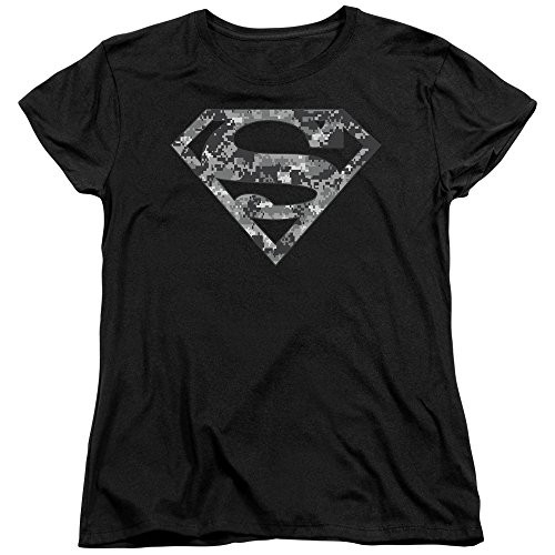 Trevco Superman Urban Camo Shield Women s T Shirt  Small