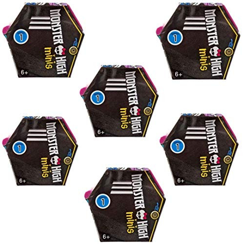 Monster High Figure Minis Original Season 1 Pack of 6 Monster High Figure Minis Original Season 1 Pack of 6