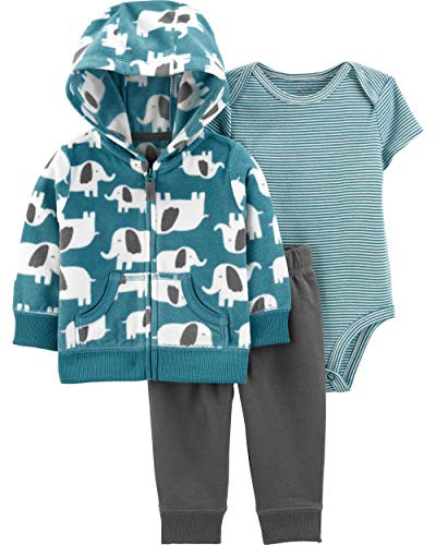 Carter s 3-Piece Elephant Little Jacket Set