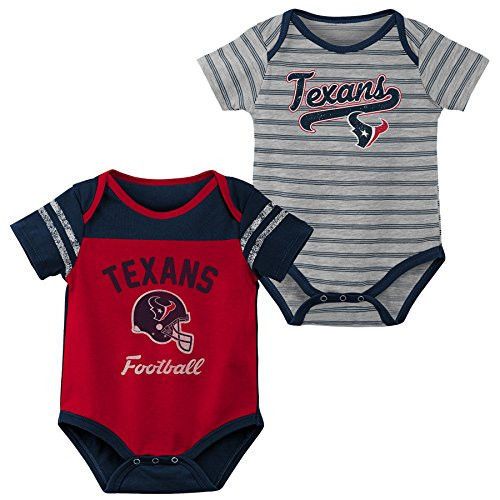 Outerstuff NFL NFL Houston Texans Newborn Infant Dual-Action 2 Piece Bodysuit Set Crimson 24 Months Outerstuff NFL NFL Houston Texans Newborn Infant Dual-Action 2 Piece Bodysuit Set Crimson 24 Months