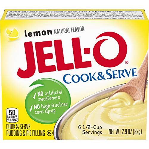 Jell-O Cook   Serve Lemon Pudding   Pie Filling 2-9 oz Boxes  Pack of 6