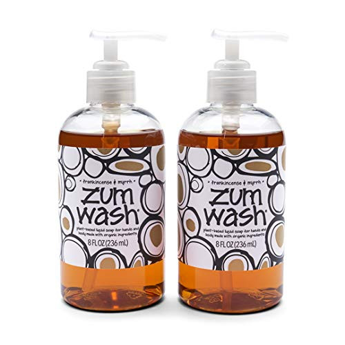 Zum Wash Liquid Soap - Frankincense and Myrrh - 8 fl oz 2 Pack