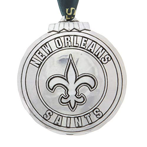 Wendell August NFL New Orleans Saints Classic Round Ornament Aluminum Wendell August NFL New Orleans Saints Classic Round Ornament Aluminum