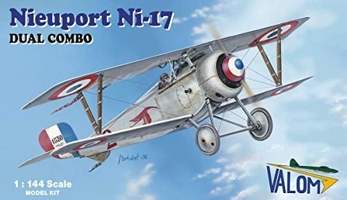 Valom 1-144 Scale Nieuport Ni 17 Dual Combo - Plastic Model Building Kit   14405
