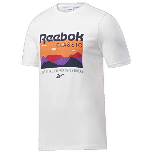 Reebok Classic Trail Graphic Tee  White  Small