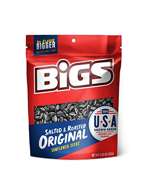 BIGS Original Salted Roasted Sunflower Seeds 5-35-Ounce Bags Pack of 12 BIGS Original Salted Roasted Sunflower Seeds 5-35-Ounce Bags Pack of 12