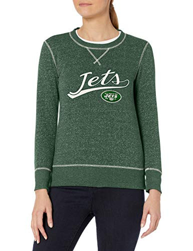 OTS NFL New York Jets Women s Seneca Crew Neck Pullover  Seneca  Large