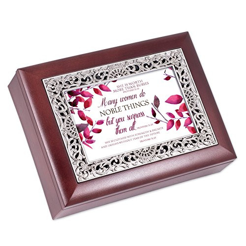 Cottage Garden Many Women Do Noble Things Rosewood Jewelry Music Box Plays Wonderful World Cottage Garden Many Women Do Noble Things Rosewood Jewelry Music Box Plays Wonderful World