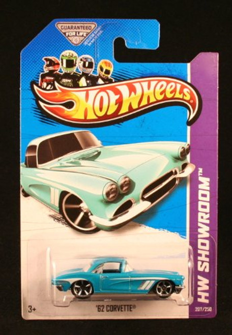 62 CORVETTE BLUE HW SHOWROOM - CORVETTE 60TH 2013 Hot Wheels Basic Car 1 64 Scale Series Collector 207 of 250 62 CORVETTE BLUE HW SHOWROOM - CORVETTE 60TH 2013 Hot Wheels Basic Car 1 64 Scale Series Collector 207 of 250