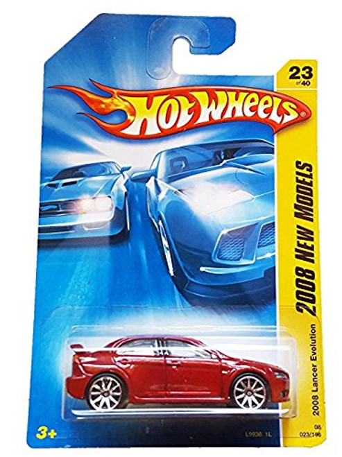 Hot Wheels 2008 023 23 New Models Red 2008 Lancer Evolution 1 64 Scale