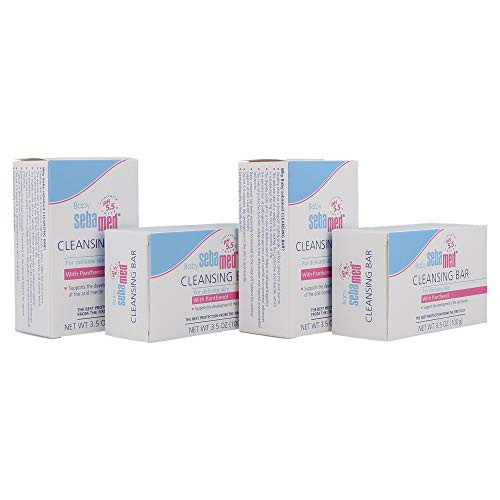 Sebamed Baby Cleansing Bar  3-5 Ounce Bars  Pack of 4
