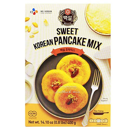 Korean Sweet Pancake Mix Hotteok 14-10 oz By Beksul Original 3 Pack Korean Sweet Pancake Mix Hotteok 14-10 oz By Beksul Original 3 Pack