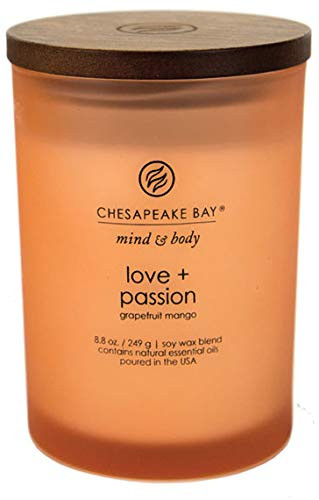 Chesapeake Bay Candle Scented Candle  Love  Passion Grapefruit Mango  Medium