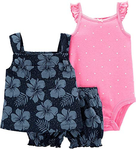 Carter s 3-Piece Floral Little Short Set 18 Months