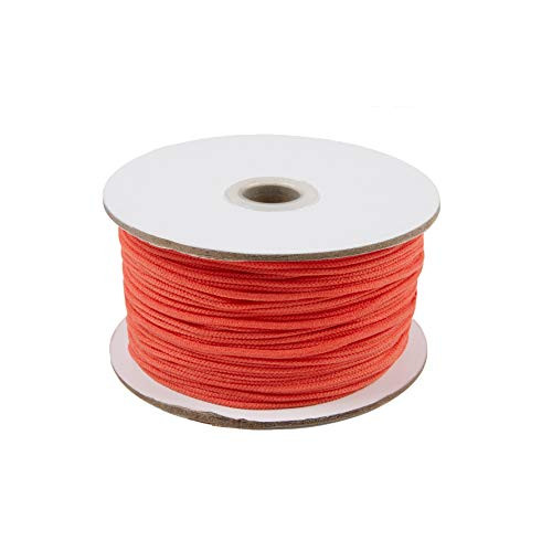 1-8   Soft Knit Elastic Cord - 100 Yard Spool Orange