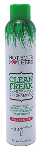 Not Your Mothers Shampoo Dry Clean Freak 7 Ounce Unscented 207ml 3 Pack