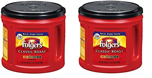 Folgers Classic Roast Ground Coffee  Medium Roast  30-5 Ounce  2 Pack