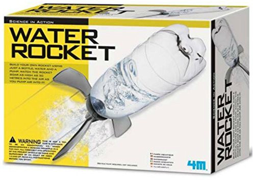Water Rocket by 4M Science in Action Christmas Gift Stocking Stuffer Fun Toy