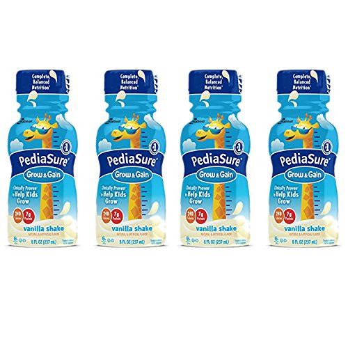 PediaSure Grow   Gain Nutrition Shake For Kids  Vanilla  8 fl oz Pack of 4