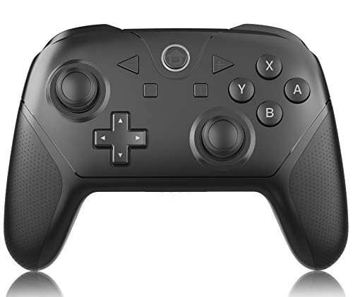 Switch Pro Controller for Switch-Switch Lite  Y Team Switch Remote Wireless Controller Gamepad Joystick Support Wake-up and NFC Function  Gyro Axis Motion Control  Turbo - Black