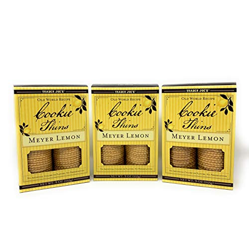 Trader Joe s Meyer Lemon Cookie Thins Pack of 3 Trader Joe s Meyer Lemon Cookie Thins Pack of 3