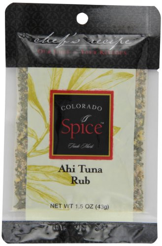 Colorado Spice Company  Seafood Spice  Ahi Tuna Rub  1-5-Ounce Packet Pack of 12