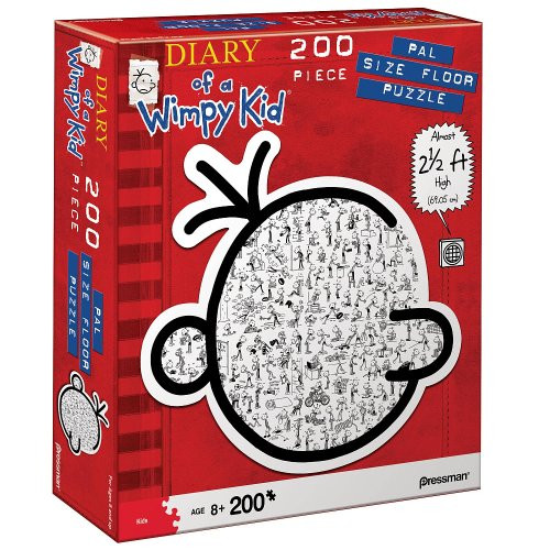 Pressman 200 piece Diary of a Wimpy Kid - Pal Size Floor Puzzle by Pressman Toy
