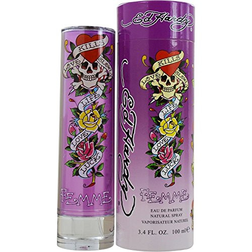 ED HARDY Femme Christian Audigier Eau de Parfum Spray for Women 3-4 Fluid Ounce ED HARDY Femme Christian Audigier Eau de Parfum Spray for Women 3-4 Fluid Ounce