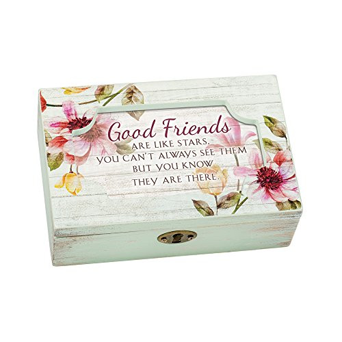 Cottage Garden Friend Like Stars Floral Decoupage Petite Music Box Plays That s What Friends are for Cottage Garden Friend Like Stars Floral Decoupage Petite Music Box Plays That s What Friends are for