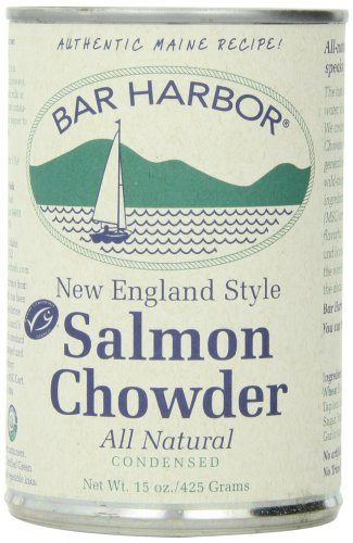 Bar Harbor Salmon Chowder  15 Ounce Pack of 6