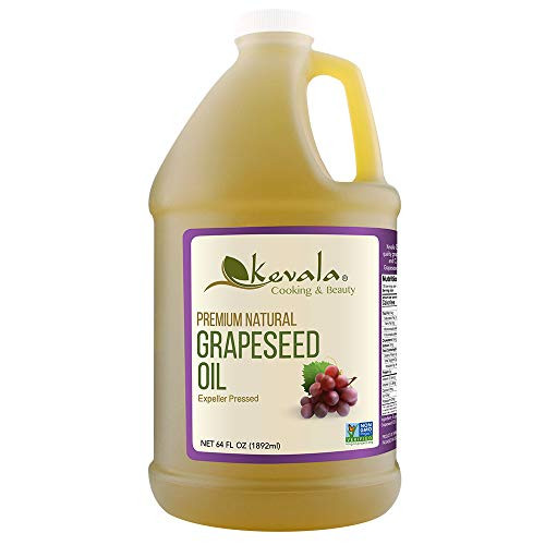 Kevala Grapeseed Oil  1-2 Gallon 64 fl oz  Premium Natural  Expeller Pressed