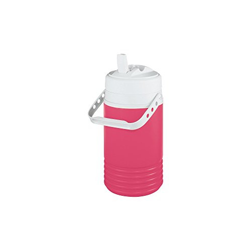 Igloo Legend Beverage Jug  1-2 Gallon  Pink-White