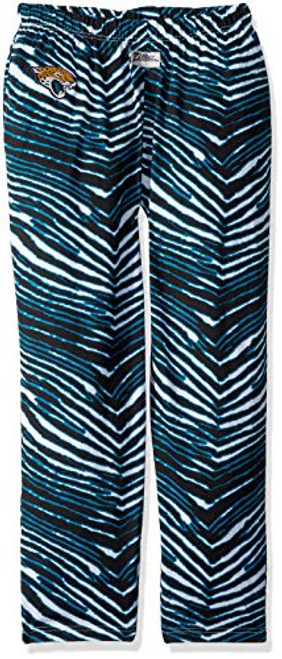 Zubaz NFL Jacksonville Jaguars Mens Classic Zebra Printed Athletic Lounge Pants  Black-Jaguar Teal XX-Large Zubaz NFL Jacksonville Jaguars Mens Classic Zebra Printed Athletic Lounge Pants  Black-Jaguar Teal XX-Large