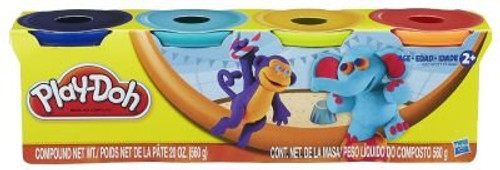 Play-Doh 4-Pack of Colors 20oz - Purple, Teal, Orange & Pink Play-Doh 4-Pack of Colors 20oz - Purple, Teal, Orange & Pink