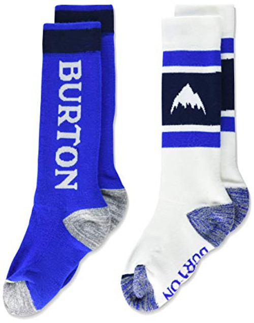 Burton Kids Weekend Midweight 2Pk  Stout White-Lapis Blue  SmallMedium