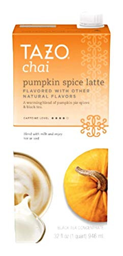 Tazo Latte Chai Pumpkin Spice  32 oz box  pack of 2