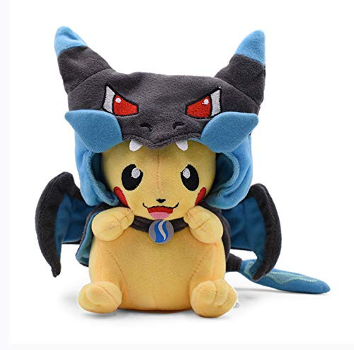 NAU Charizard Pikachu Plush Stuffed Animal Toy Pikachu Go Pillow Soft Figures Stuffed Plush Toy 9 Inch Tall