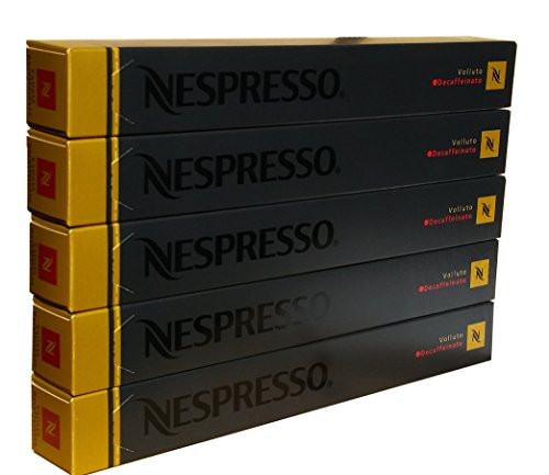 50 Nespresso OriginalLine Volluto Decaffeinato, 50 Count- ''NOT compatible with Vertuoline"