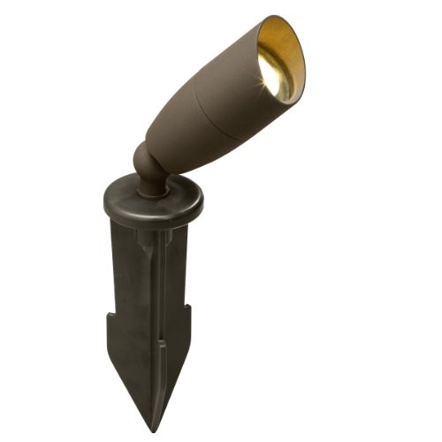 LightMaster 86722 LED Landscape Aluminum Spot Light, Textured Bronze