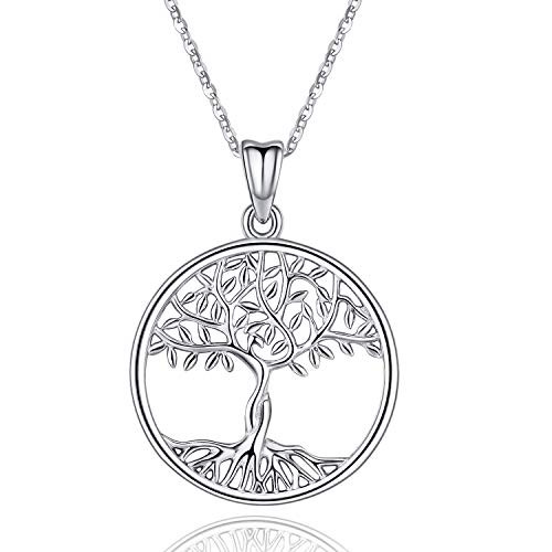 Tree of Life Necklace 925 Sterling Silver Family Tree Pendant 18 Chain Dainty Tree of Life Pendant Charm Jewelry for Women Mom Grandma Teen Girls with Fine Jewelry Box Tree of Life Necklace 925 Sterling Silver Family Tree Pendant 18 Chain Dainty Tree of Life Pendant Charm Jewelry for Women Mom Grandma Teen Girls with Fine Jewelry Box