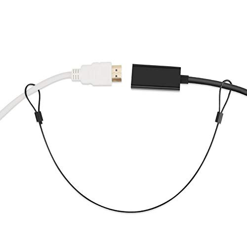 12 Pack Universal Cable Adapter Tether Black Color  12 inch  Pre-Assembled  Tamper-Resistant Computer Dongle Lock Kit  Security Wire Tethering Tie for VGA  HDMI  DVI  Displayport Converter
