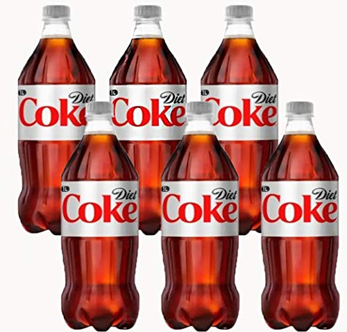 Diet Coke Soda Soft Drink 1 Liter Pack of 6  Total of 202-88 Fl Oz
