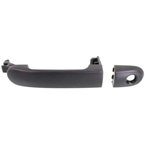 For Nissan Versa Exterior Door Handle Front  Driver Side Primed 2007-2012   Without Key Hole  Trim All Submodels