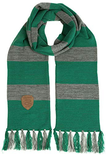 Harry Potter Slytherin Premium Knit Scarf with Patch Emblem