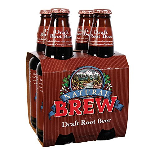 Natural Brew Soda Root Beer 4pk