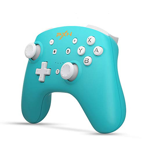 PXN 9607PRO Wireless Controller for Switch  Remote Pro Controller Gamepad Joystick for Nintendo Switch Lite  Supports Gyro Axis  Turbo and NFC Green