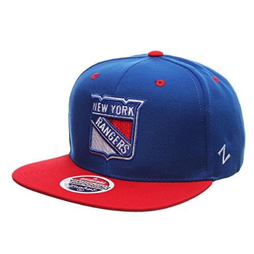 New York Rangers Super Star  Adjustable Snapback Cap - NHL Flat Bill Zephyr Baseball Hat