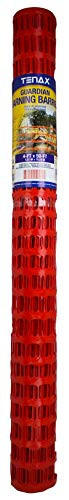 Tenax Guardian Economy Safety Fence  Orange  4-Feet by 50-Feet